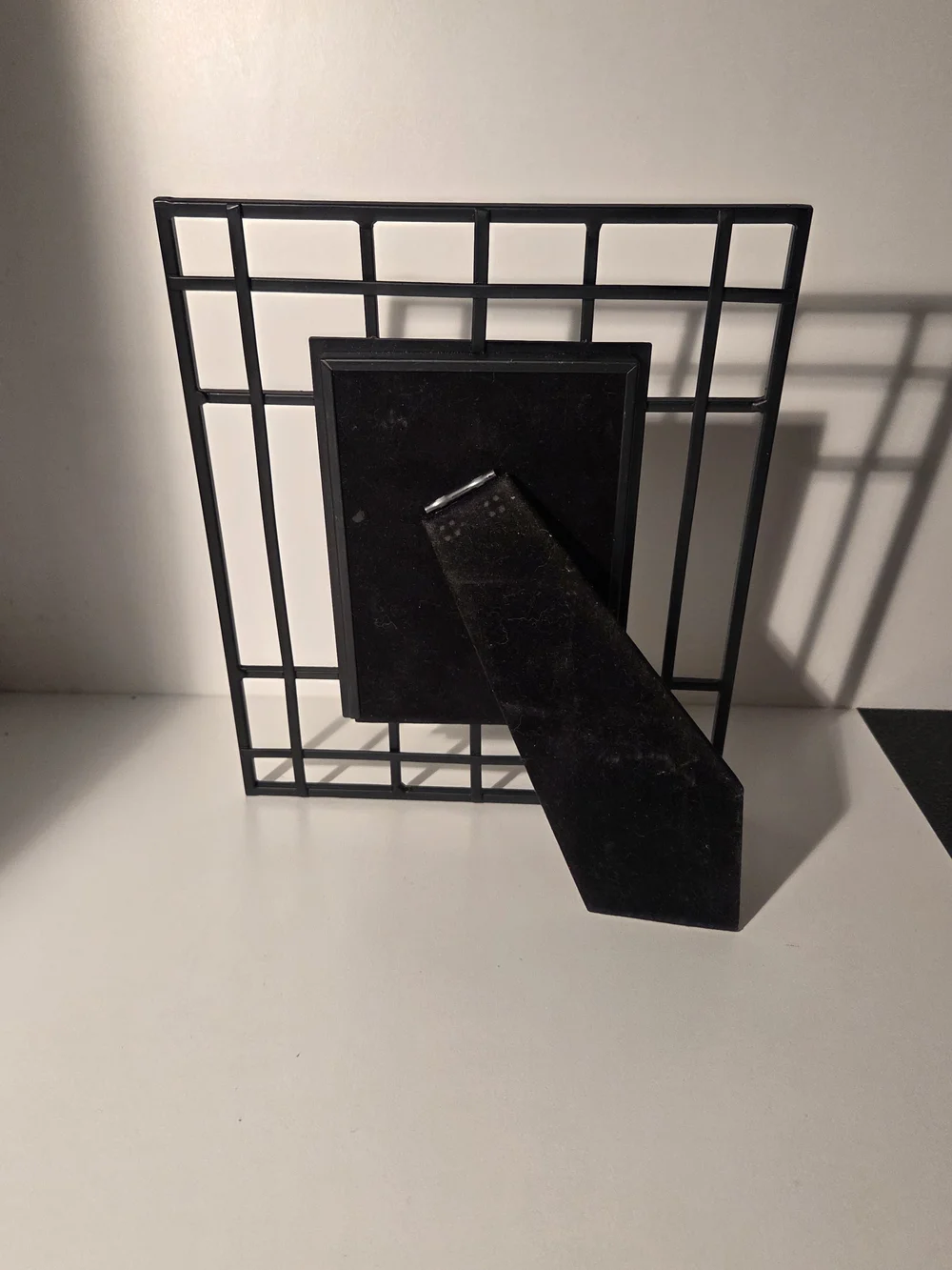 Black Grid Metal Wall Picture Frame - 4x6